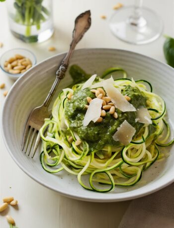 Pesto Zucchini Noodles – A Fresh, Flavorful, and Healthy Delight