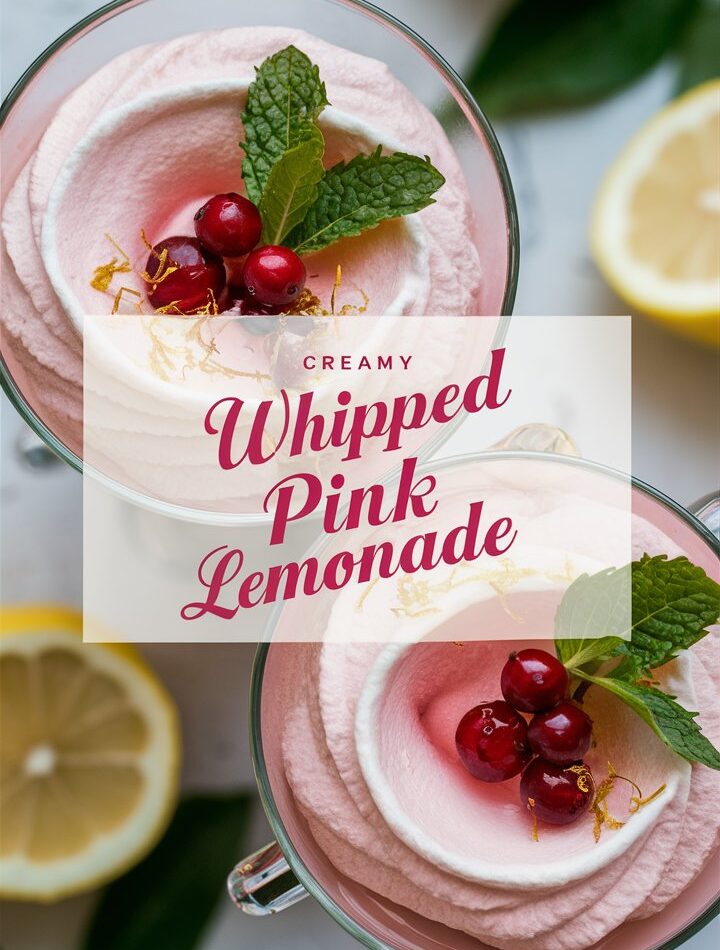 Whipped Pink Lemonade – Creamy, Refreshing & Perfect for Summer!