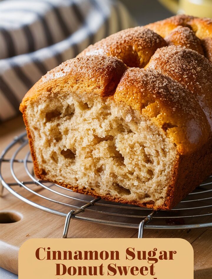 Cinnamon Donut Bread Recipe for Sweet Easy Recipes Fans