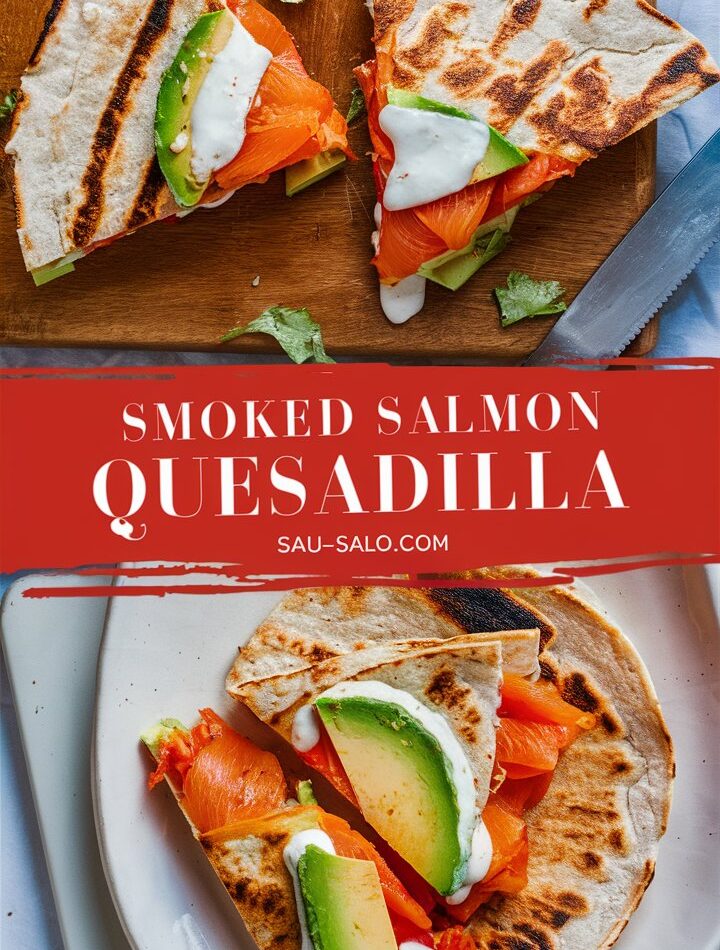 Smoked Salmon Mini Quesadillas: A Perfect Bite-Sized Delight for Your Holiday Spread