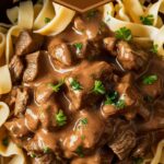 Creamy Beef Stroganoff with Egg Noodles – The Ultimate Comfort Food!