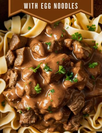 Creamy Beef Stroganoff with Egg Noodles – The Ultimate Comfort Food!