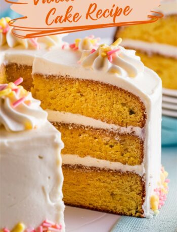 Vanilla Velvet Cake – Easy Cake Recipes Microwave Edition