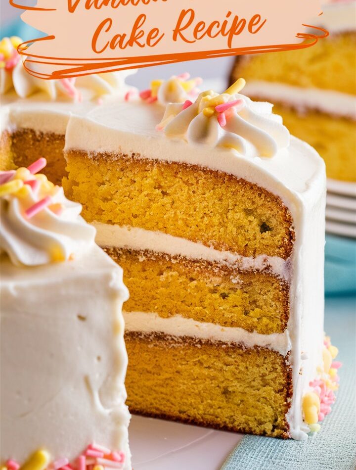 Vanilla Velvet Cake – Easy Cake Recipes Microwave Edition