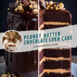 Peanut Butter Chocolate Layer Cake – Sweet Easy Recipes for Dessert Lovers