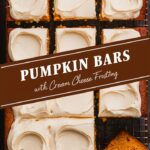 Pumpkin Bars with Cream Cheese Frosting – Sweet Easy Recipes for Fall