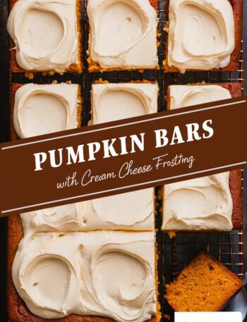 Pumpkin Bars with Cream Cheese Frosting – Sweet Easy Recipes for Fall