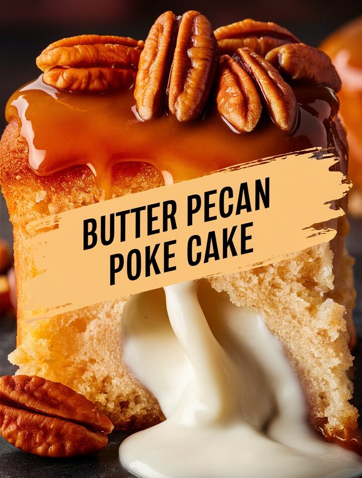 Butter Pecan Praline Poke Cake – A Sweet Southern Delight!