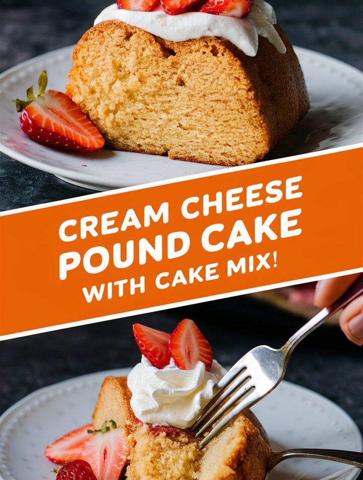 Cream Cheese Pound Cake with Cake Mix – Sweet Easy Recipes
