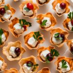 Christmas Cranberry Feta Cheese Cups