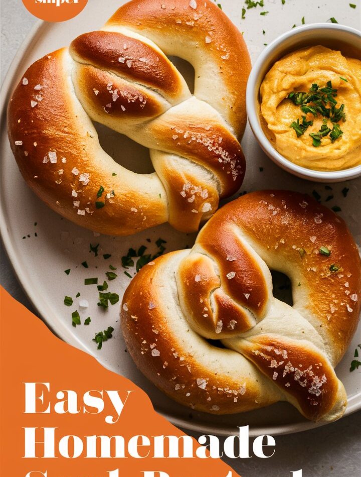 Homemade Soft Pretzels with homemade pretzels soft easy recipes