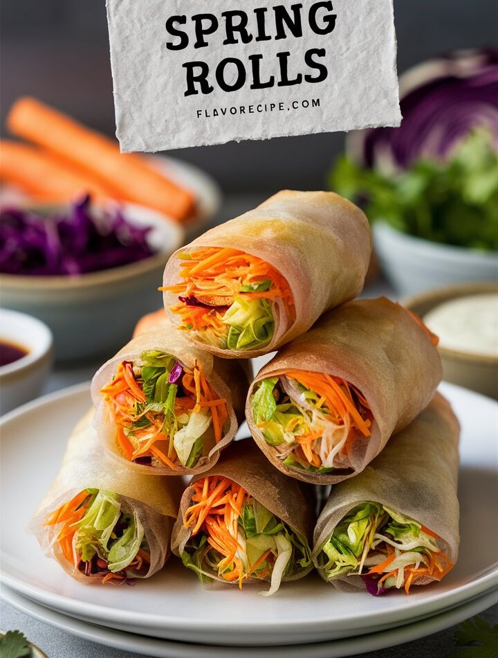 Spring Rolls – Crispy, Fresh & Absolutely Delicious!