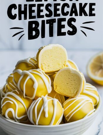 Christmas Mini Lemon Cheesecake Bites: A Festive Sweet Treat