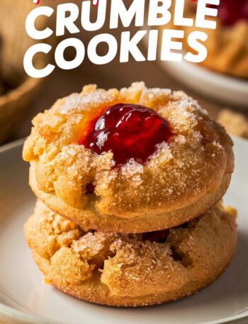 Raspberry Crumble Cookies