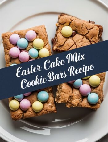 Easter Cake Mix Cookie Bars