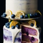Blueberry Cake with Lemon Cream Cheese Frosting