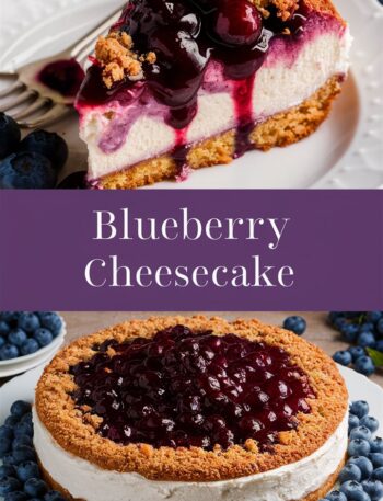 Blueberry Crumble Cheesecake