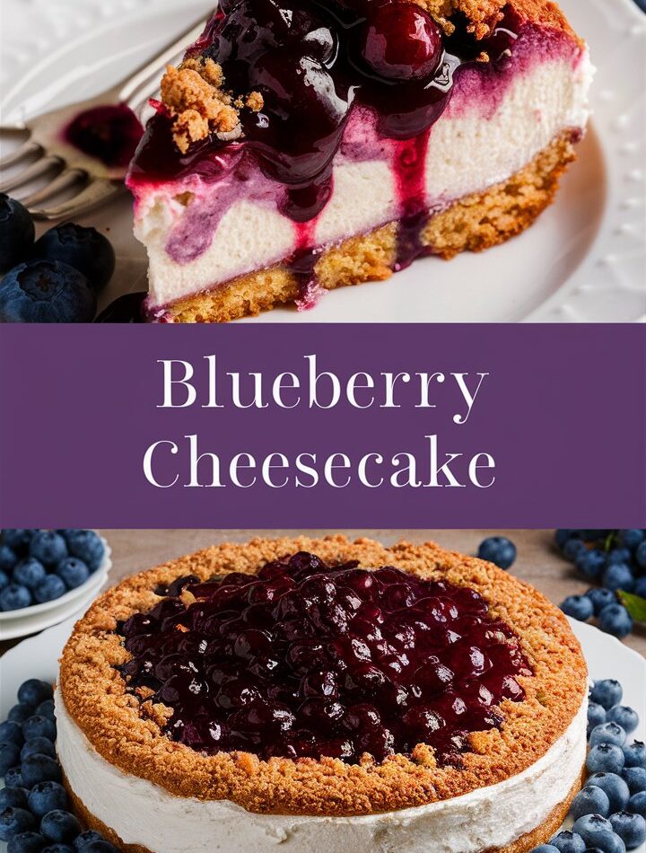 Blueberry Crumble Cheesecake