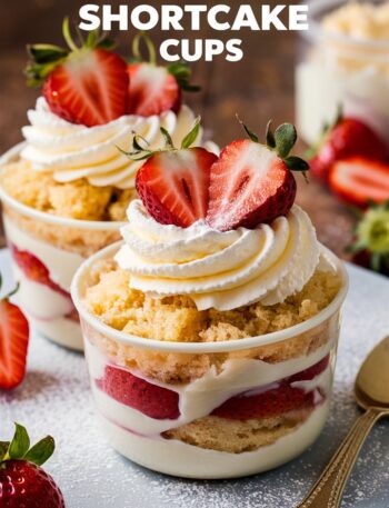 Fresh Strawberry Cheesecake Cups | Quick Dessert for Every Occasion