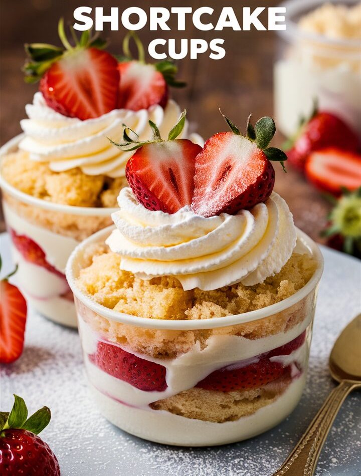 Fresh Strawberry Cheesecake Cups | Quick Dessert for Every Occasion