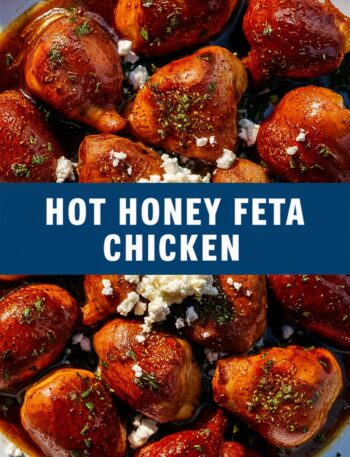 Crispy Hot Honey Feta Chicken Recipe | Sweet & Spicy Chicken Dinner