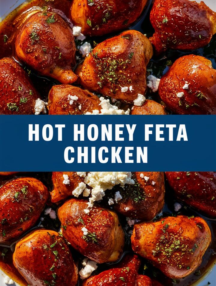 Crispy Hot Honey Feta Chicken Recipe | Sweet & Spicy Chicken Dinner
