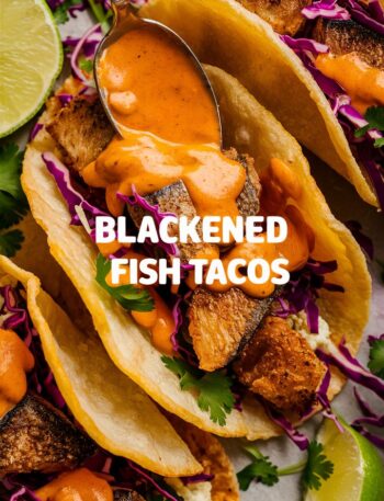 Blackened Fish Tacos