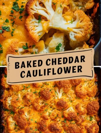 Cheesy Baked Cauliflower Recipe