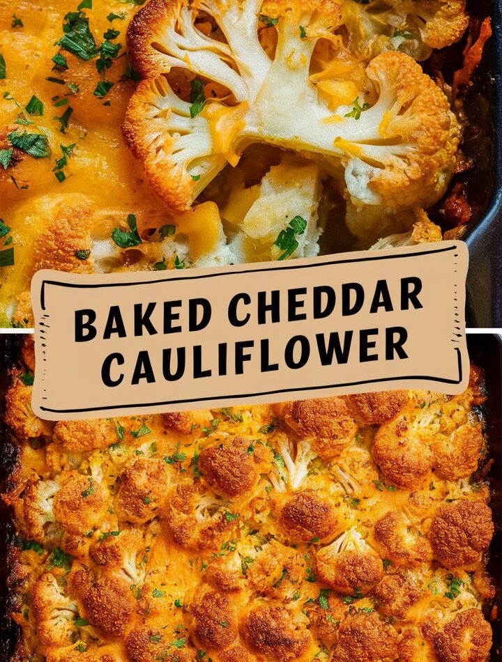 Cheesy Baked Cauliflower Recipe