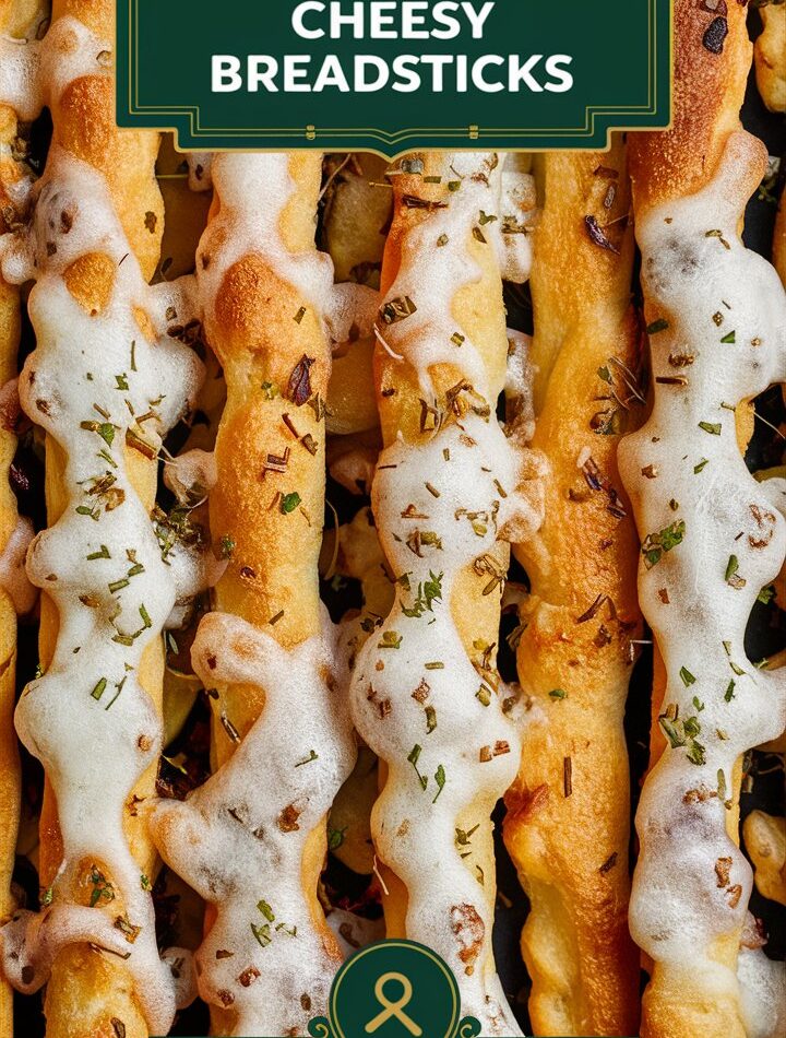 Homemade Cheesy Breadsticks