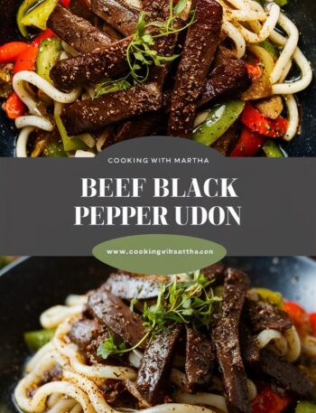 Quick and Flavorful Beef Black Pepper Udon