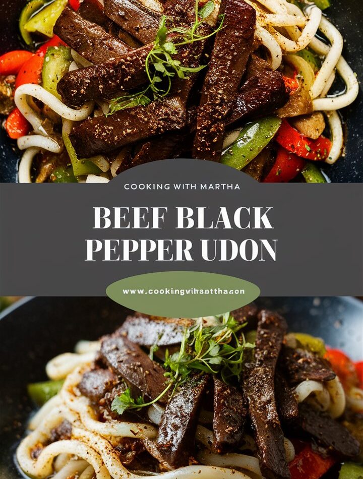 Quick and Flavorful Beef Black Pepper Udon