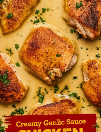 Creamy Garlic Sauce with Grilled Chicken Bites – Easy & Delicious