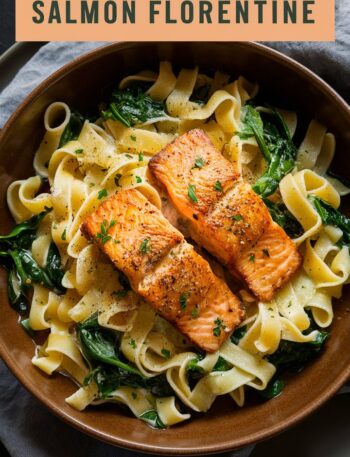 Easy Creamy Salmon Florentine: A Restaurant-Quality Meal at Home!