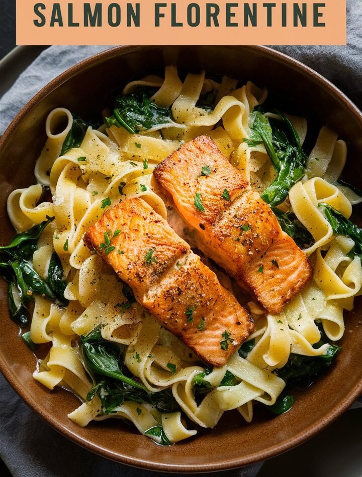 Easy Creamy Salmon Florentine: A Restaurant-Quality Meal at Home!