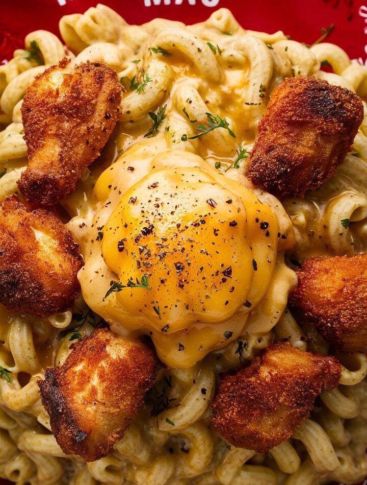 Creamy Honey Pepper Chicken Mac and Cheese Delight