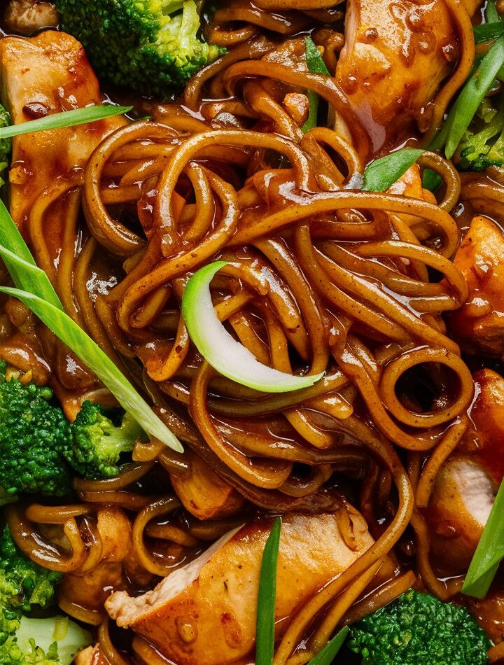 Garlic Chicken Lo Mein