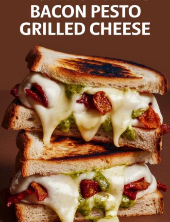 Sun-Dried Tomato Bacon Pesto Grilled Cheese Recipe
