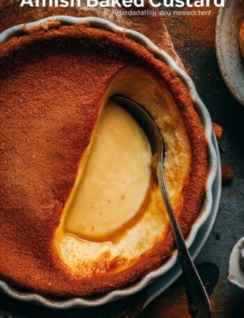 Amish Baked Custard Dessert: A Deliciously Creamy Recipe to Try