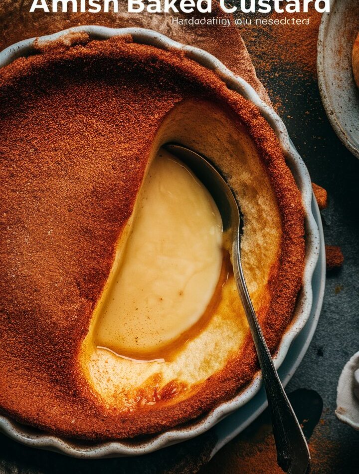 Amish Baked Custard Dessert: A Deliciously Creamy Recipe to Try
