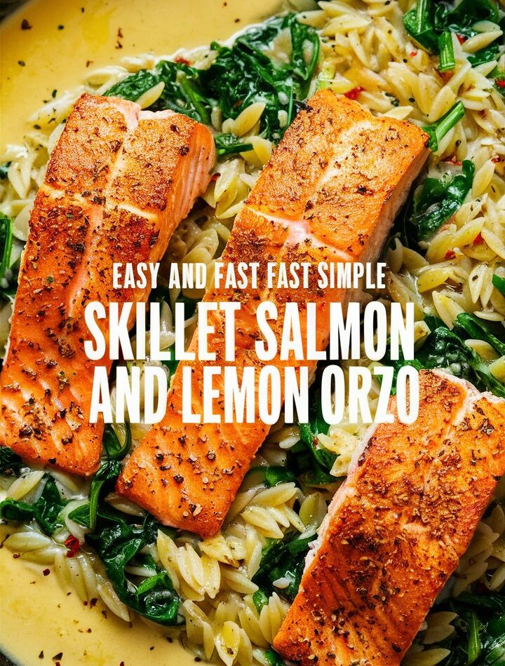 Seared Salmon with Lemon Orzo: A Delicious and Healthy Recipe