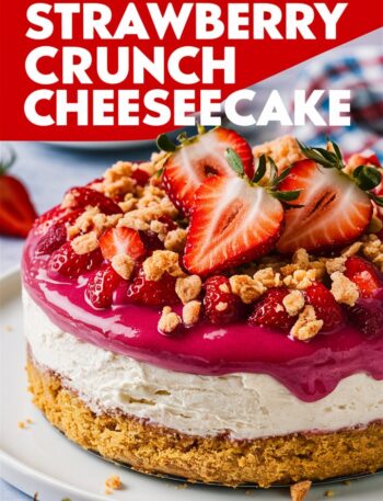 Strawberry Crunch Cheesecake Dessert: A Delightful No-Bake Treat for Every Occasion